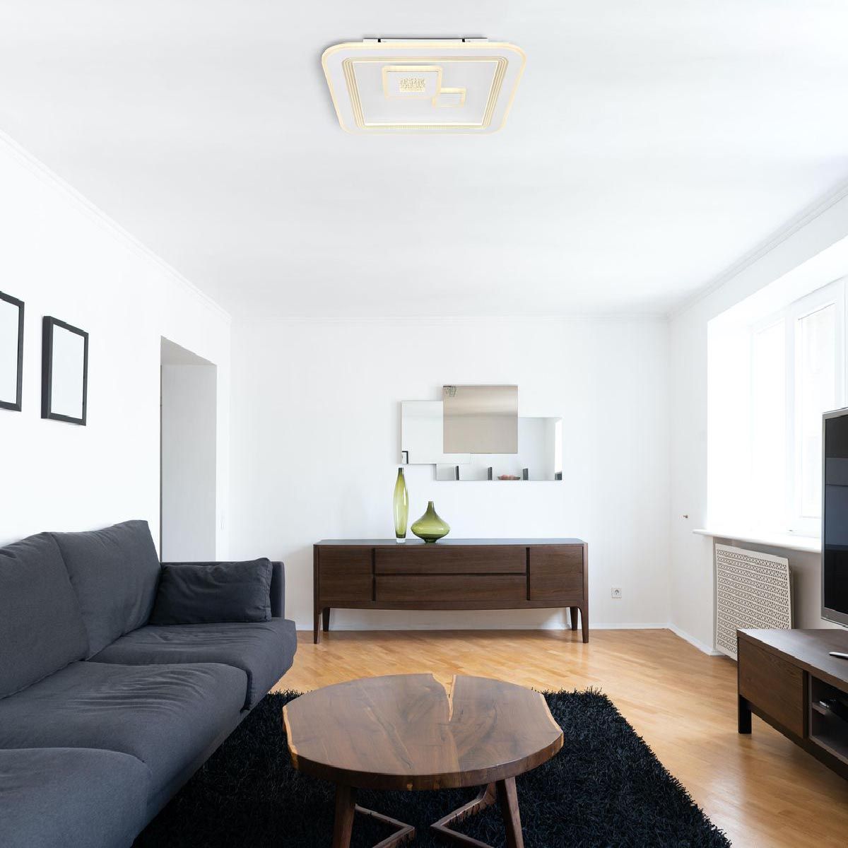 Lampadari & plafoniere: LED Deckenleuchte, CCT, 47 cm x 47 cm – Nuovo (secondo la descrizione) da Kreuzlingen venduto da Smart-Light 1
