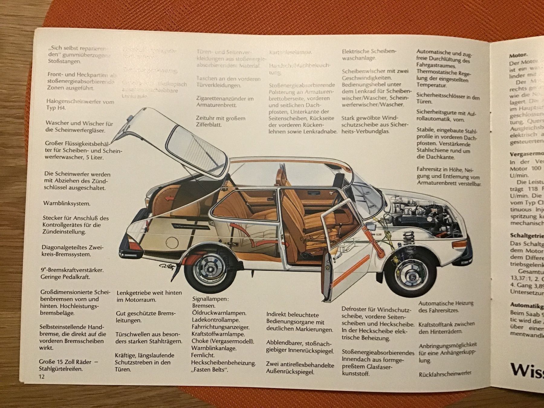 Saab Documenti: Saab 99 L Combi Coupé 1975 Prospekt – Usato da Scherzingen venduto da Starseller62 5