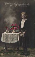 Alte Ansichtskarte, Konfirmation, 1932, MARKE + Stempel!