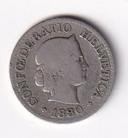 10 Rappen 1880 rar