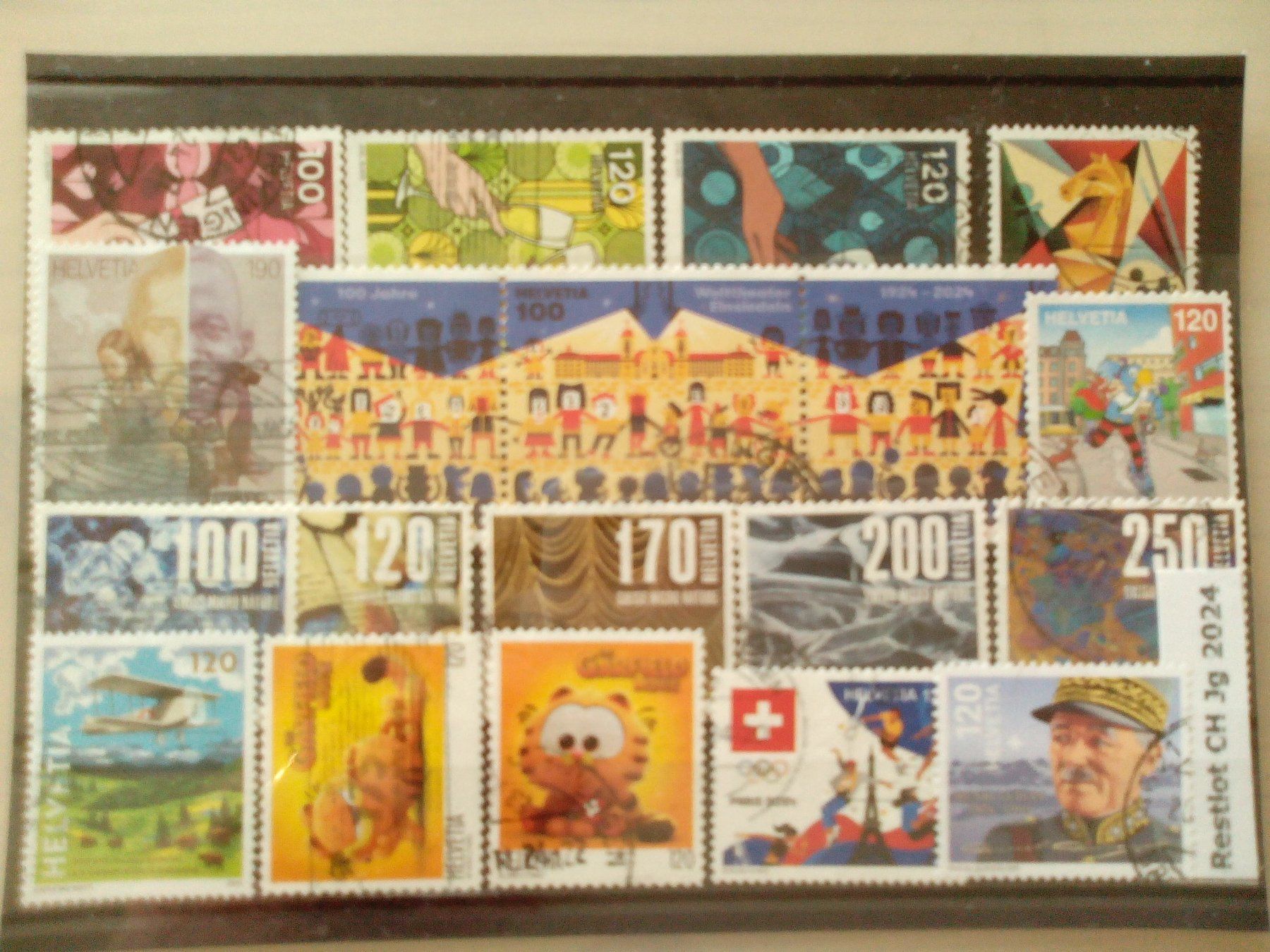 Alle Briefmarken: Restlot CH Jg2024 – Gebraucht aus Brüttisellen von goldtaler