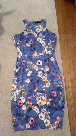 Sommerliches Kleid von Zara Woman, Grösse LTop Zustand