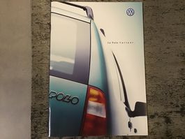 La Polo Variant Verkaufsprospekt 40 Seiten, Avril 1998