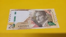 Peru 20 Soles Note, Jahr 2019, neuwertig,