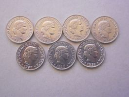 7 x 10 Rp. 1932-1939