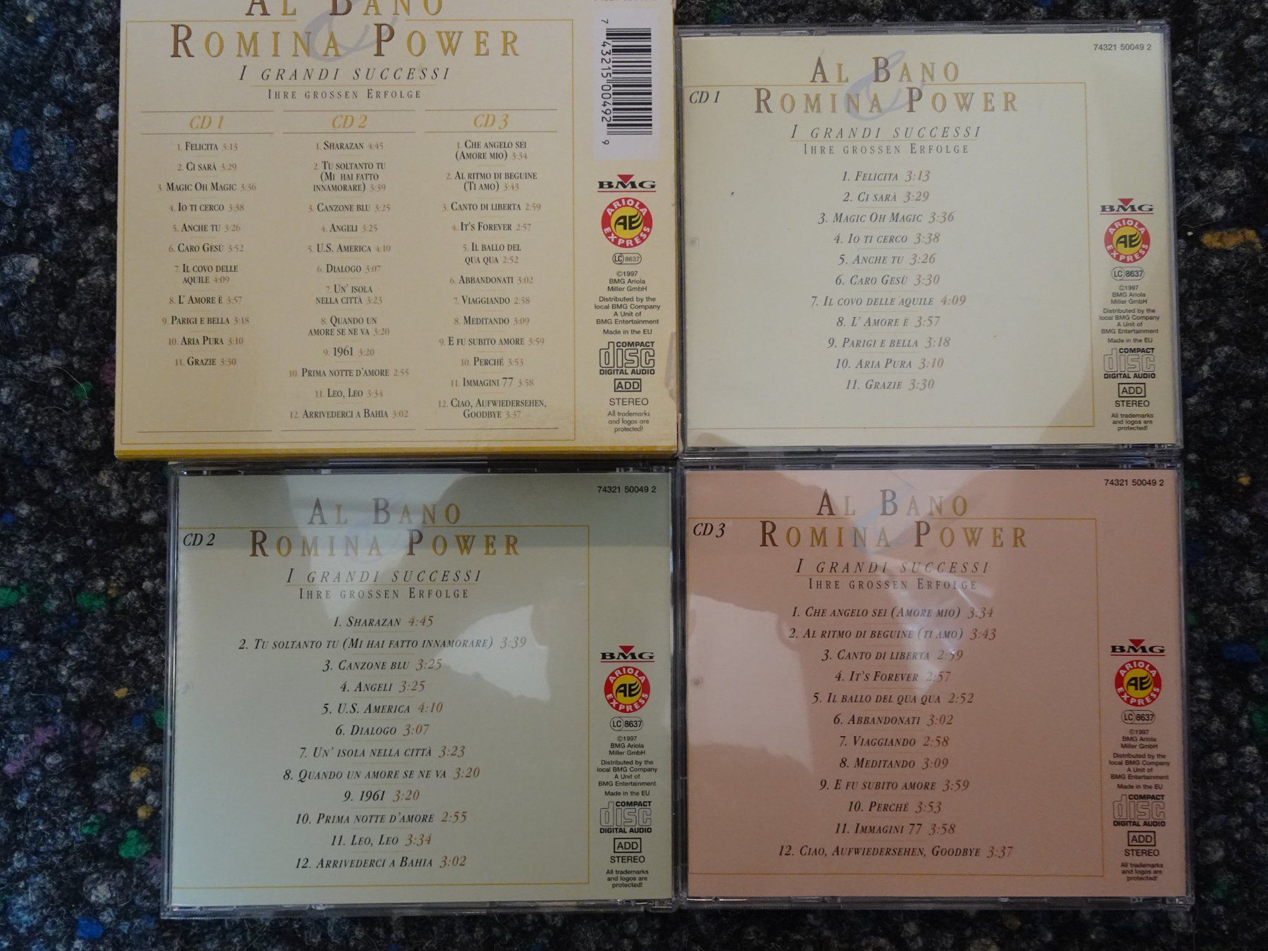 CDs: 3CD-Set : Al Bano & Romina Power – Gebraucht aus Lotzwil von Kiddis 1