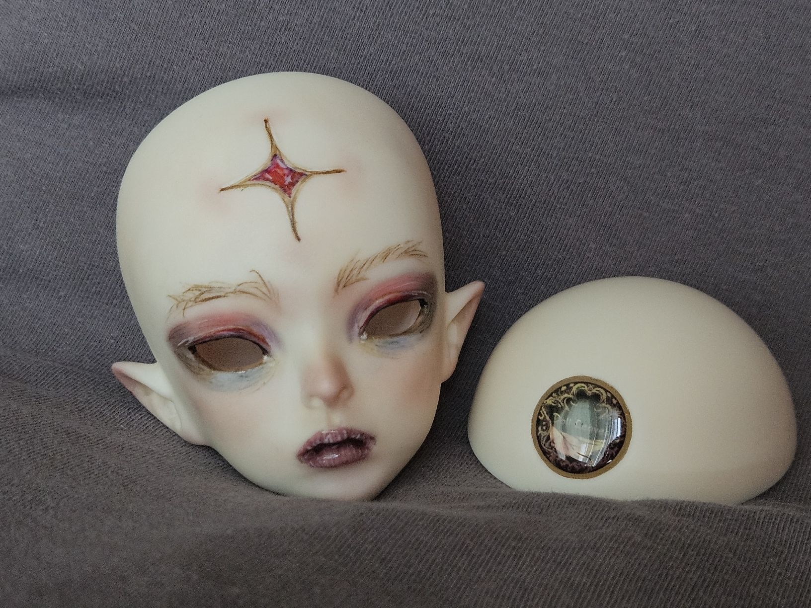 Bambole: Doll Leaves Ida BJD (nur Kopf!) – Usato da Stäfa venduto da Afi7ya 2