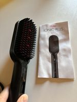 Hair straightening brush