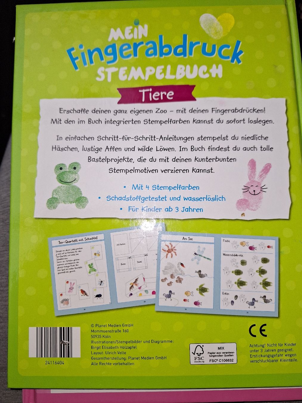 Libri: Bastelbuch Kinder Fingerstempeln – Usato da Egerkingen venduto da Niceli1 1