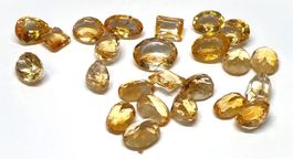 Lot 23-24x citrines 101.35 ct - Valeur 1'200.- Fr