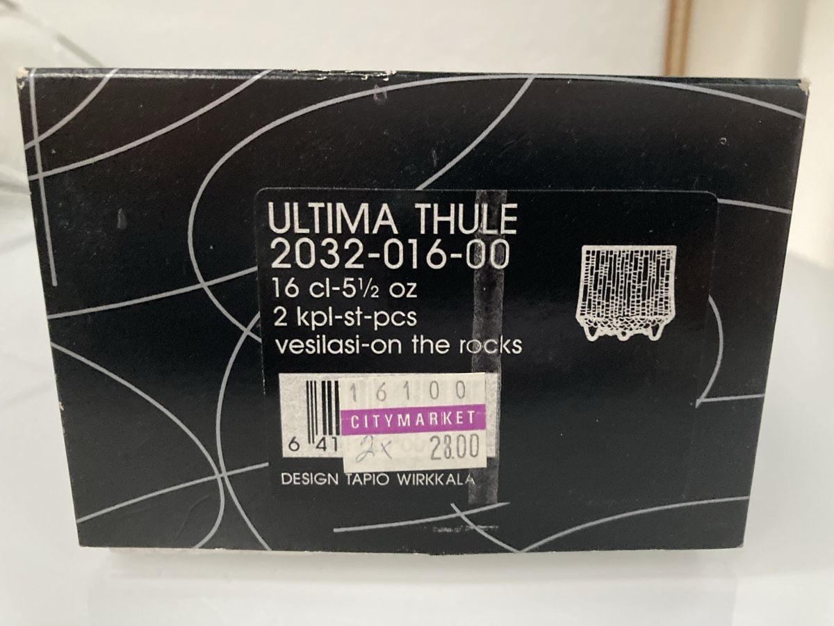 Iittala Bicchieri: Iittala Ultima Thule water glasses – Nuovo e nell'imballaggio originale da Winterthur venduto da niemim 3