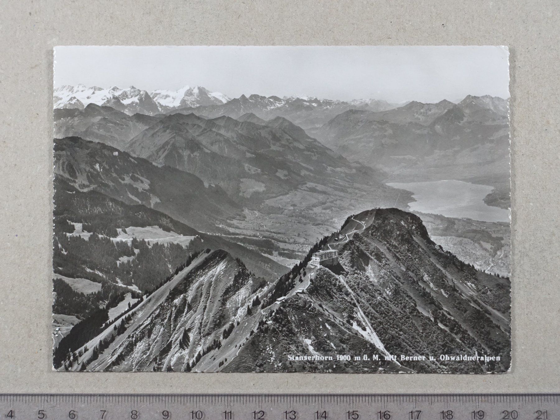 Ansichtskarten: Stanserhorn, Stans, 1955 – Gebraucht aus Lenzburg von fh1