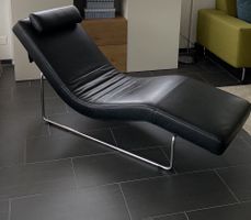 Rolf Benz Wave LC680 Designliege aus Leder