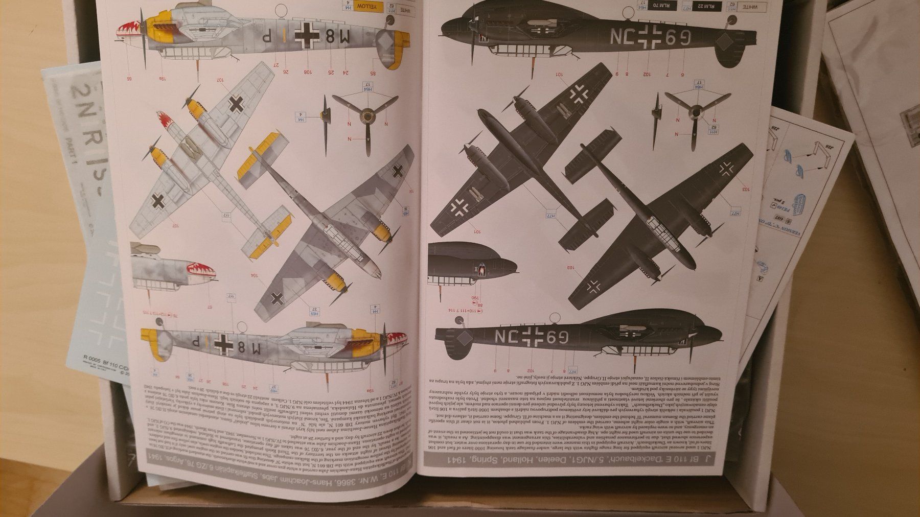 Kit di modellismo & Modellini statici: 1:48 Messerschmitt Bf 110 C/D/E - Royal Class Eduard R0005 – Usato da Bassersdorf venduto da jackbmw 9