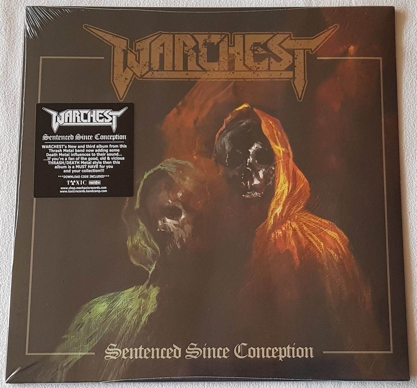 Dischi in vinile: Warchest - Sentenced Since - First Press Chile - Red Vinyl – Nuovo e nell'imballaggio originale da Uster venduto da Zardodel