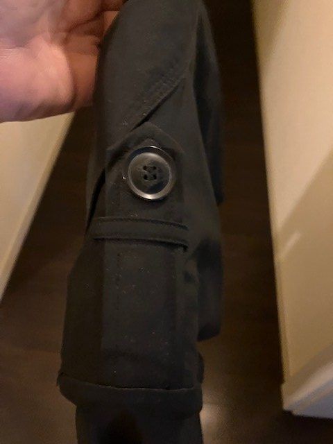 Cappotti: schwarzer trenchcoat gr. 50 – Usato da Schwarzenberg LU venduto da kindler007 2