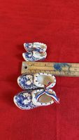 Porzellan Holzschuhe Deko blau weiss neuwertig