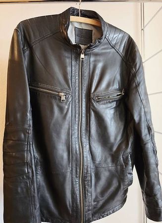 Herrenleder Jacke