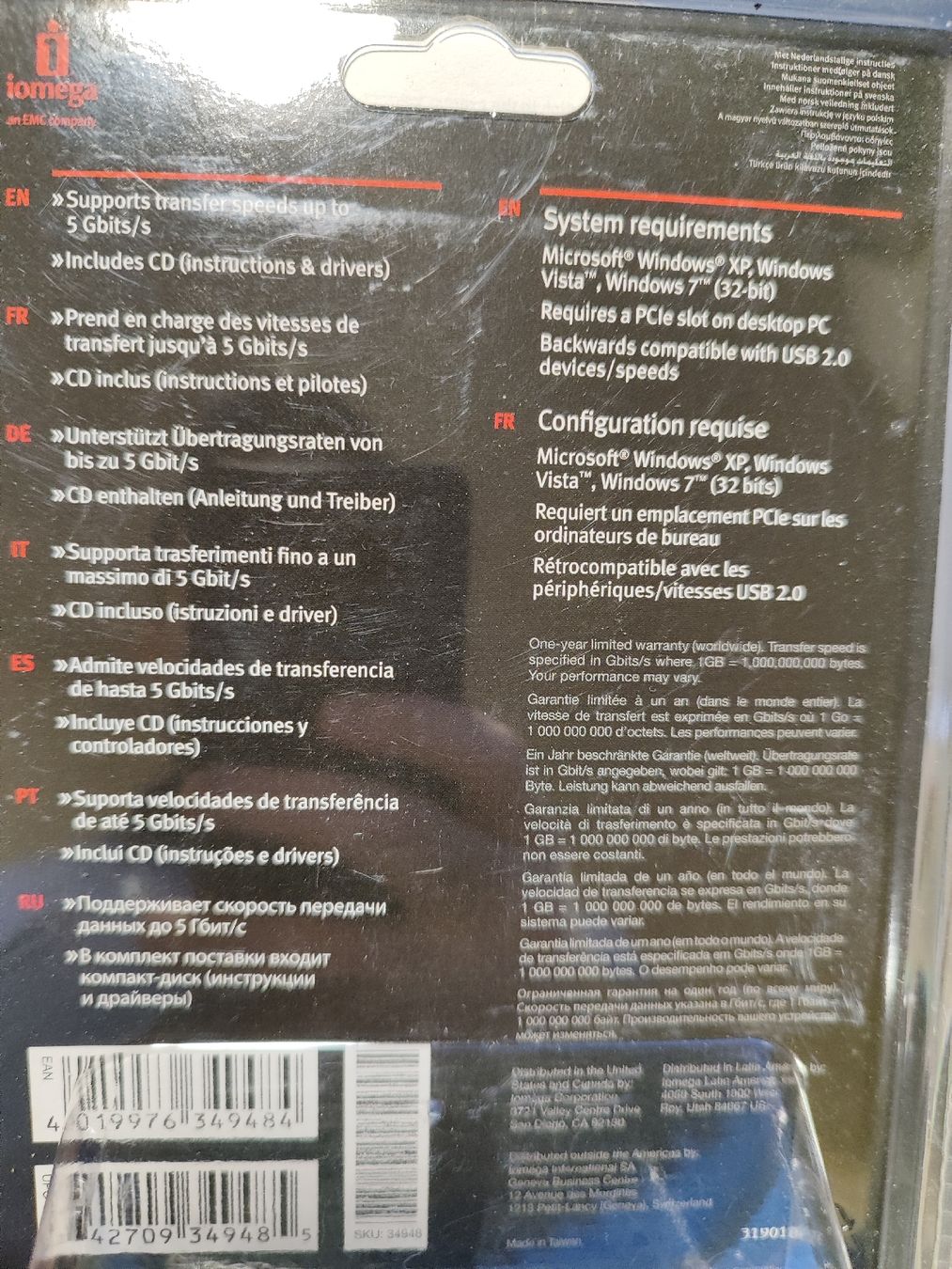 Unità & Adattatore: Iomega USB 3.0 PCI Express Adapter - New in Pack! – Nuovo (secondo la descrizione) da Mülligen venduto da vagos85 1