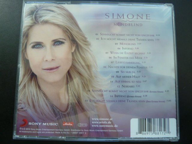 CD: Simone - Mondblind  (vergriffen) – Usato da Au ZH venduto da sikoku 2