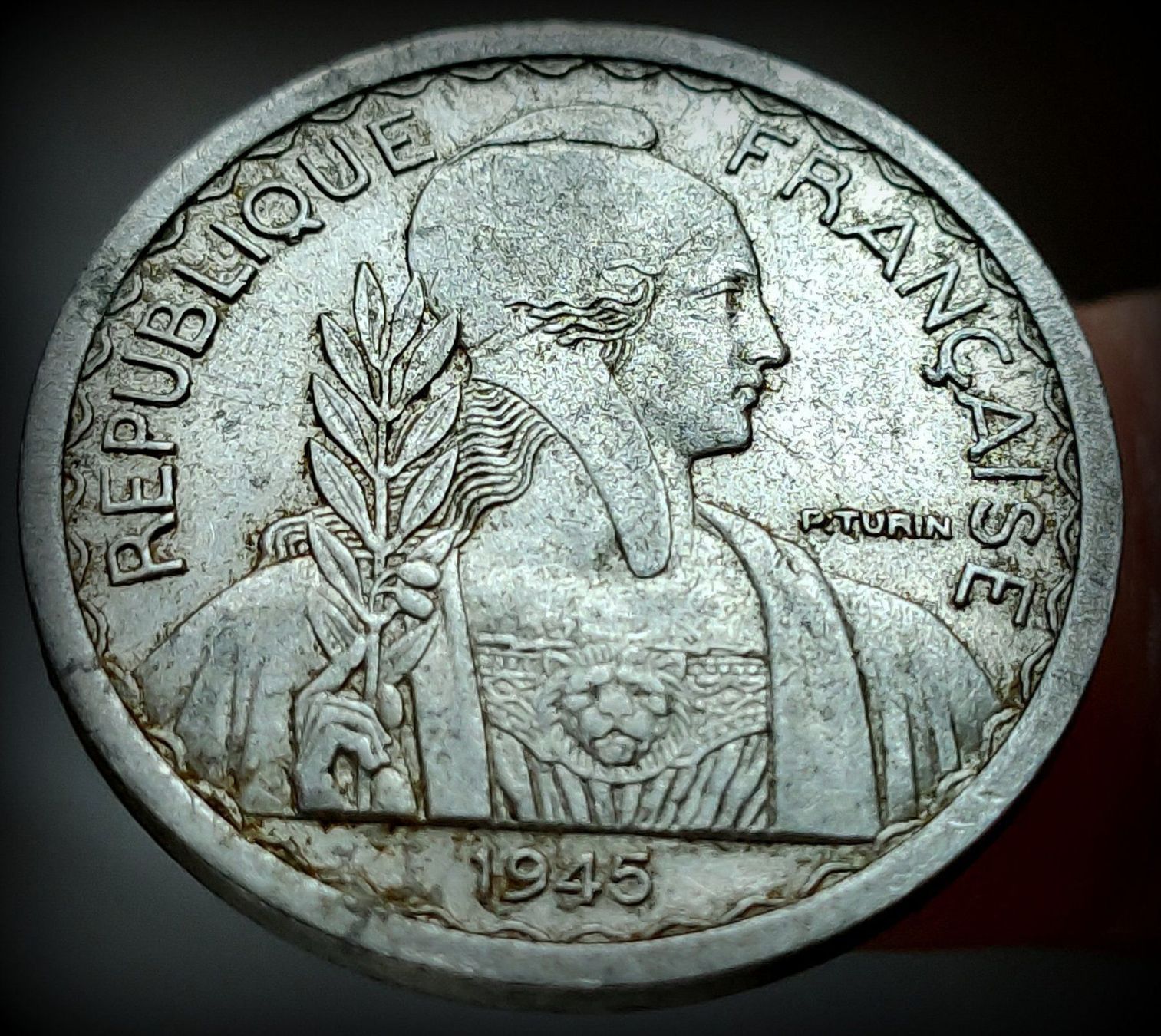Alle Münzen: FRÄNZOSISCHE INDOCHINA 20 CENTIMES 1945 – Gebraucht aus Winterthur von Creso70