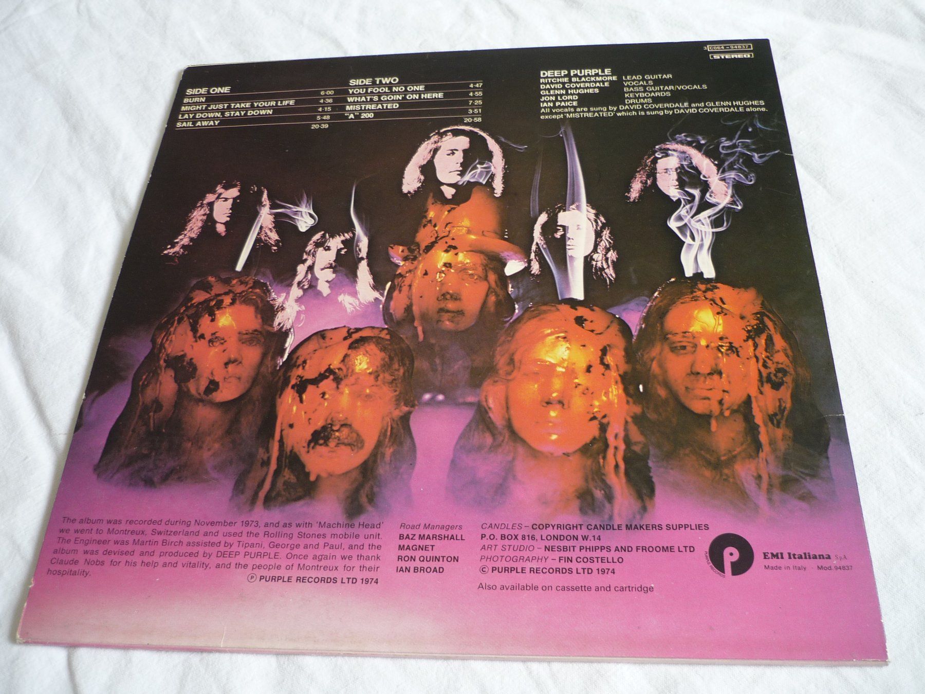 Vinyles: 12" Schallplatte - Deep Purple - Burn  - – D'occasion à Beringen par zzRegal 1