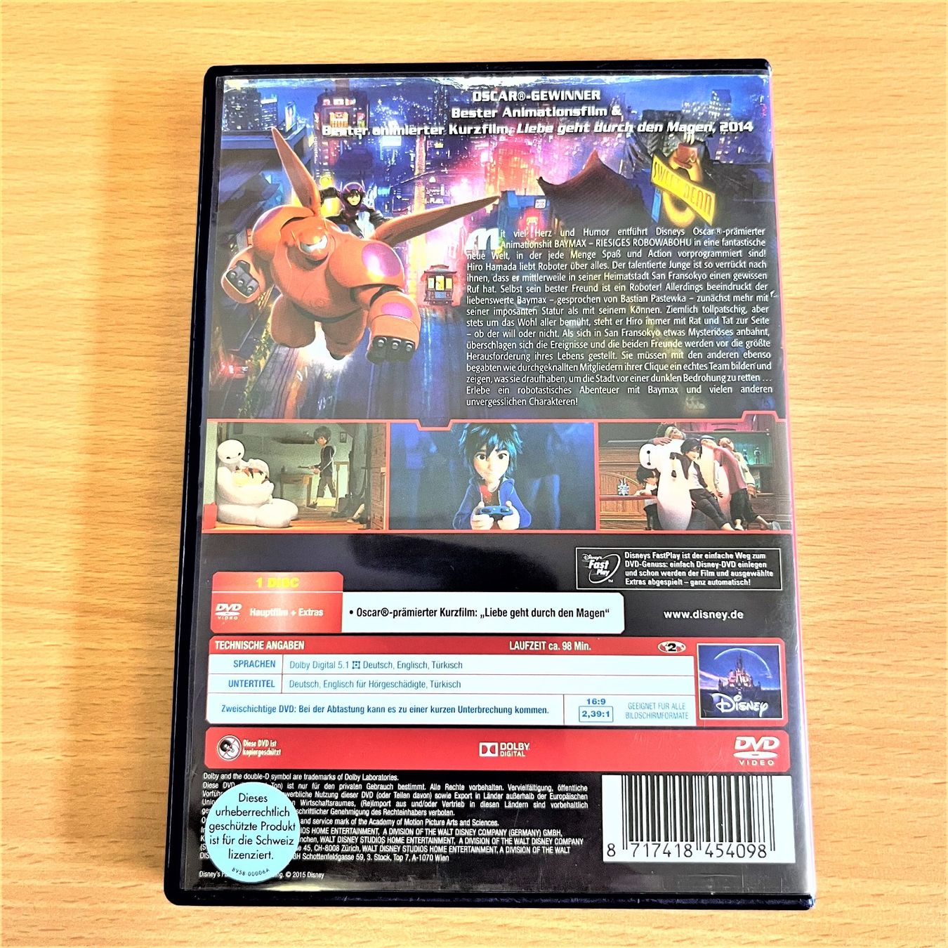 Tutti i DVDs: DVD - Baymax - Riesiges Robowabohu – Usato da Amlikon-Bissegg venduto da allerlei-versand 2
