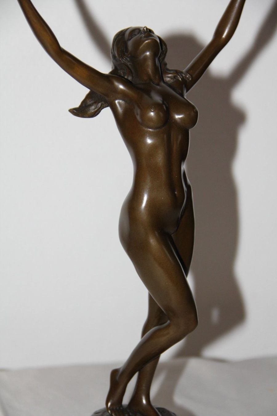 Sculture & Statue: Sculpture en bronze sur socle marbre. – Usato da Praz (Vully) venduto da pikuluka1 7