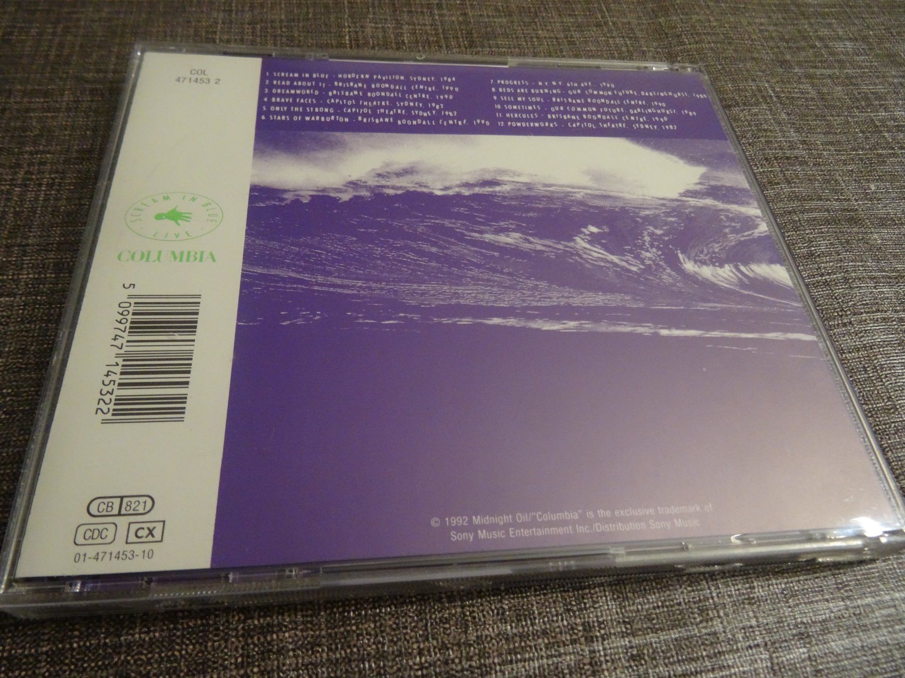 CD: Midnight Oil Scream In Blue Live CD – Usato da Olten venduto da Disc-Ausverkauf 1
