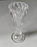 Kristallglas-Vase mit Fuß, 20 cm