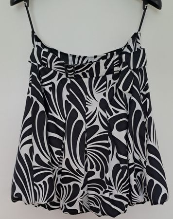Esprit Collection Rock, schwarz-weiss, Gr. 36, Sommer