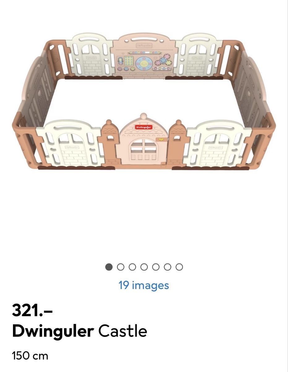 Box & Barriere di sicurezza: Dwinguler castle laufgitter neu NP 378.- – Nuovo e nell'imballaggio originale da Zell LU venduto da DaReBi