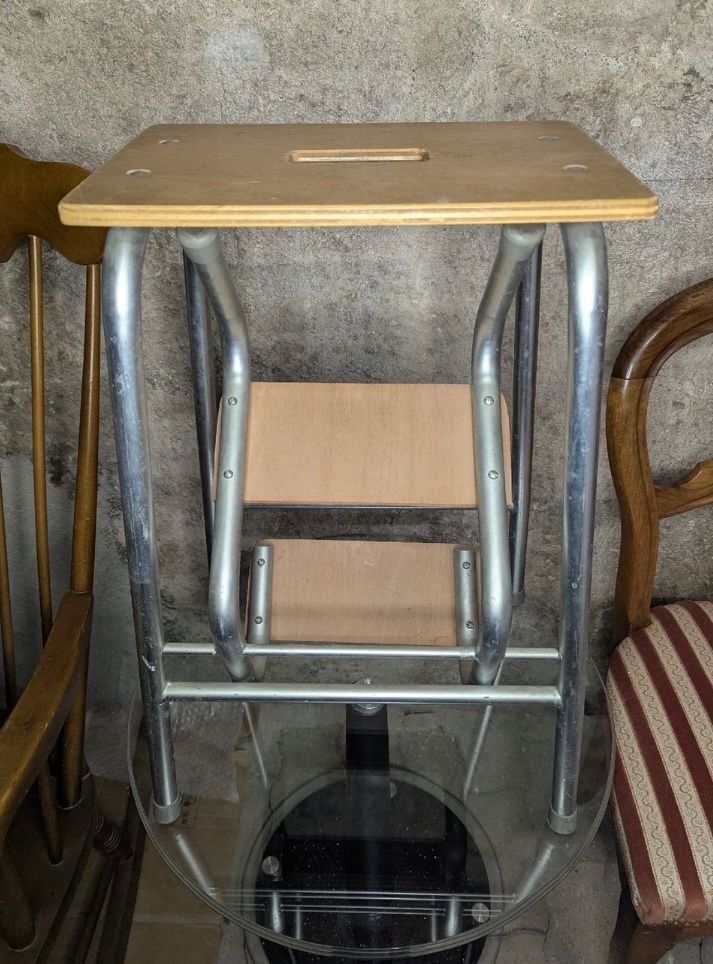 Sedie: Vintage Foldable Stool, Step Stool, 60s 70s Style – Usato da Unterseen venduto da Pavema4 1
