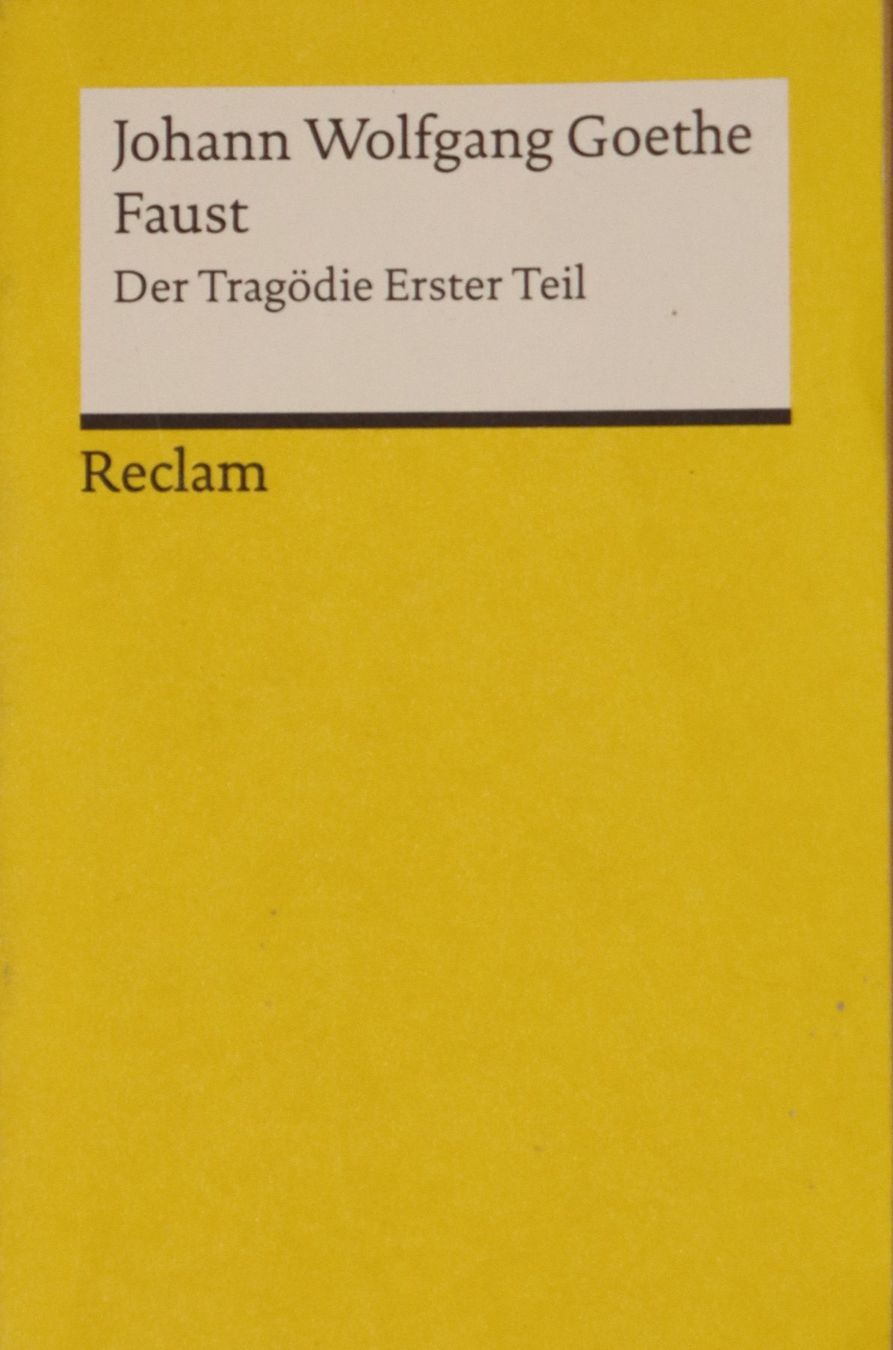 Libri: Faust (Erster Teil) – Usato da Basel venduto da cla_z7cp