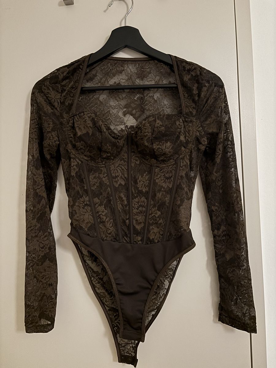 Top: Sexy Spitzen-Body, braun, Gr. M – Nuovo (secondo la descrizione) da Arbon venduto da Viktoriaa