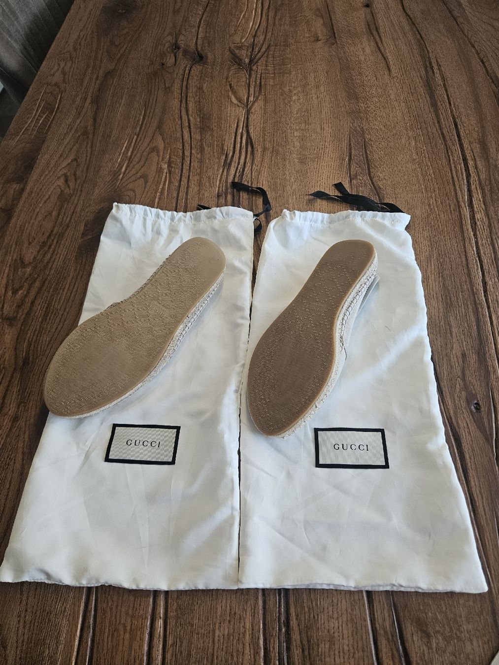 Gucci Damenschuhe: Gucci Espadrilles Monogram beige Damen Gr. 38 – Gebraucht aus Unterlunkhofen von MChiiric 2