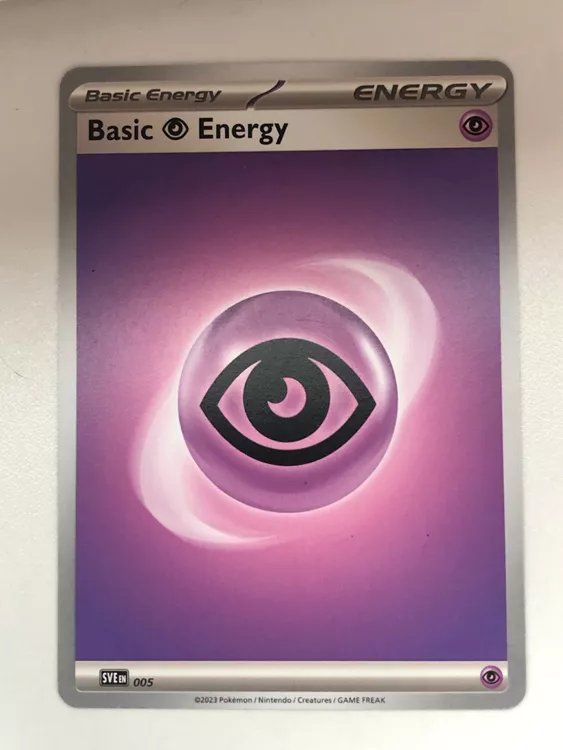 Pokémon Sammelbilder & Trading cards: Pokémon | EN | SVE | Basic Psycho Energy (005) – Gebraucht aus Basel von NeoNoir