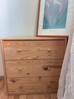3x Holz Kommoden aus Kiefernholz mit jeweils 3 Schubladen
