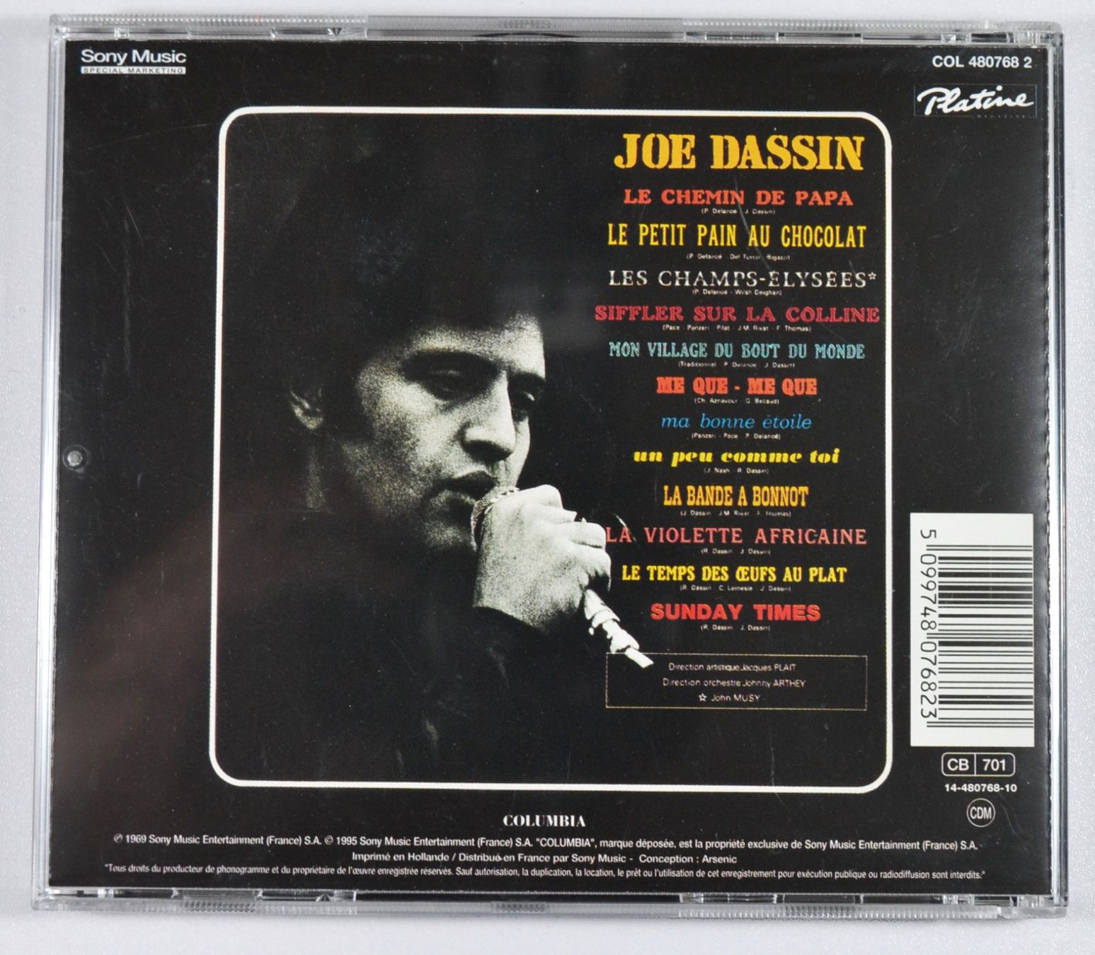 CD: CD: JOE DASSIN - Les Champs-Elysees – Usato da Frenkendorf venduto da Yard-Sale-2000 1