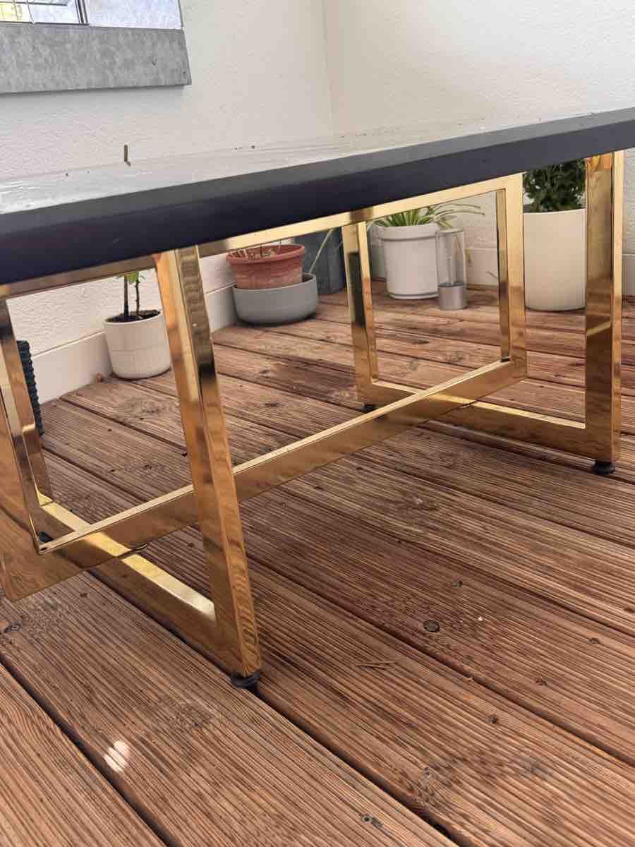 Tavoli: Coffee Table, Square, Black Marble Look, Like New – Usato da Rümlang venduto da Fox_19 2