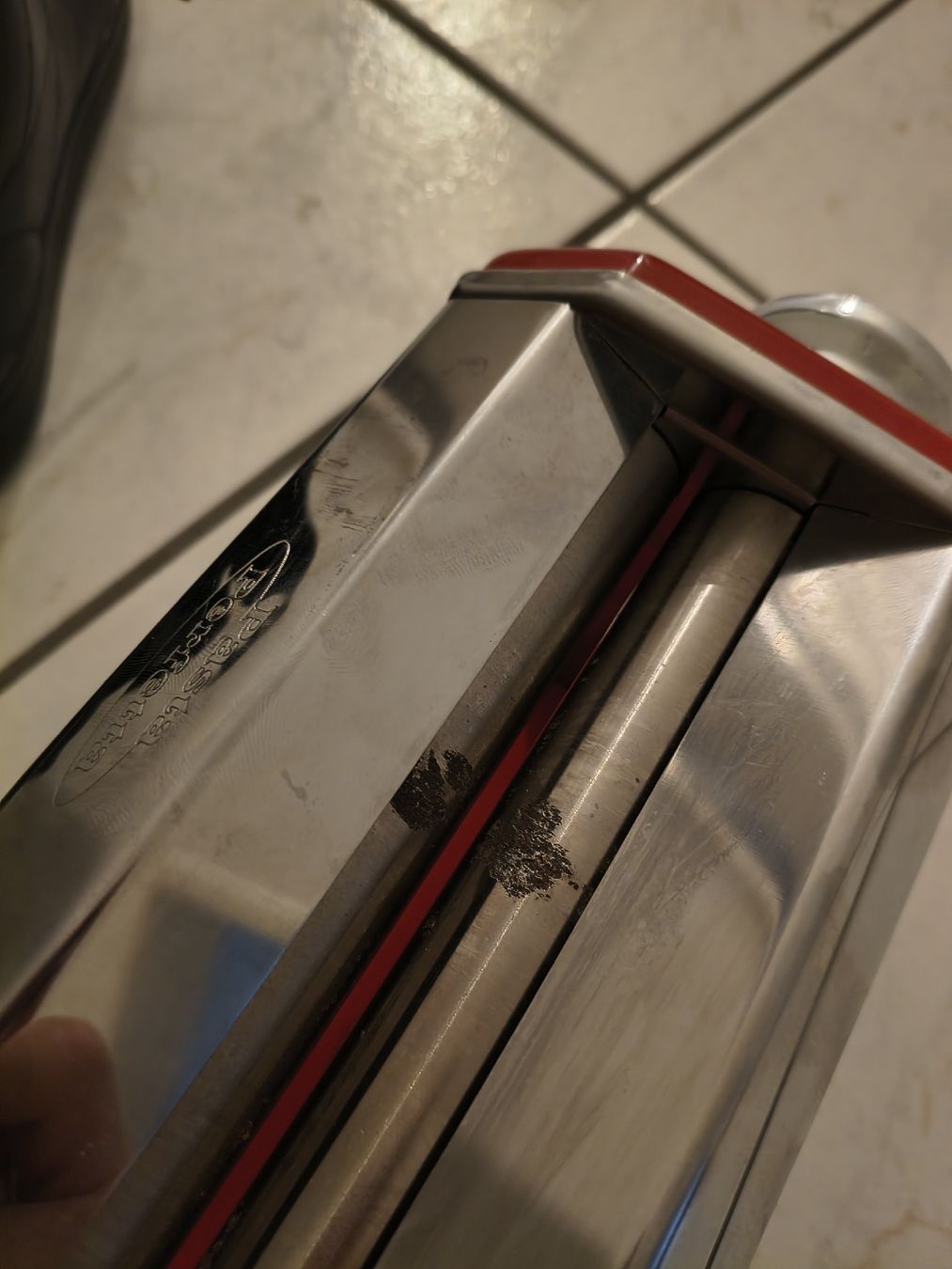 Elettrodomestici da cucina: Used Pasta Perfetta Manual Pasta Maker Machine Red – Usato da Zürich venduto da TrainLine 5