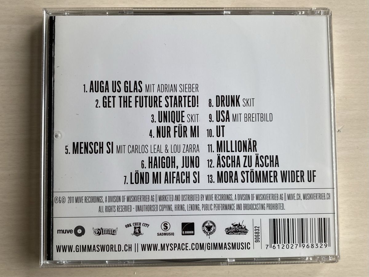 CD: Gimma - Mensch Si – Usato da Oberried Brienz venduto da Chyara 1