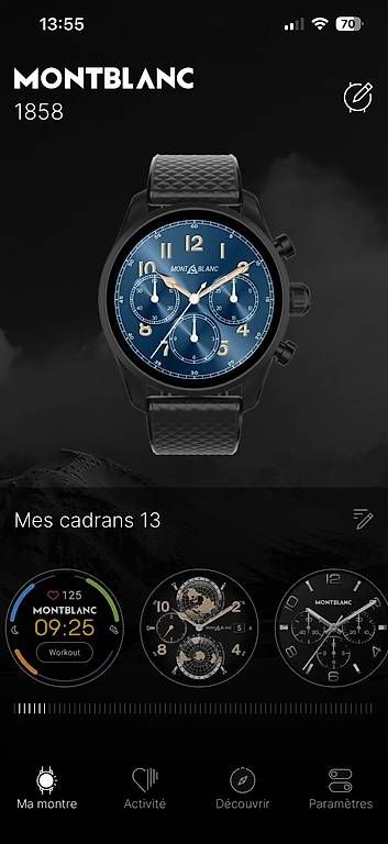 Montres: Montre Mont-Blanc Summit 3 – D'occasion à Grand-Lancy par Limane 2