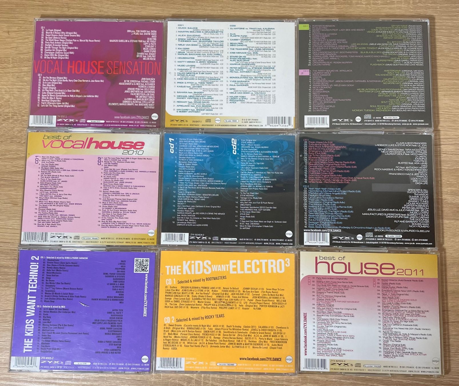CD: 9 x Electro House Doppel CD Neuwertig – Nuovo (secondo la descrizione) da Thusis venduto da chur_city 1