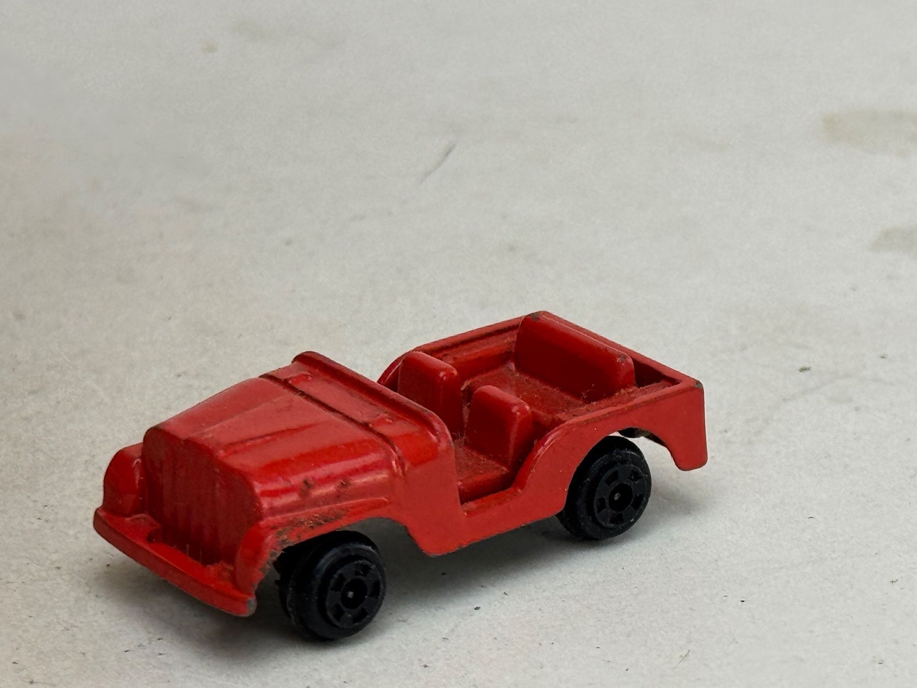 Jeep Modellini d'auto: GB5- Metallmodell Jeep orange – Usato da Elm venduto da Wikmtz