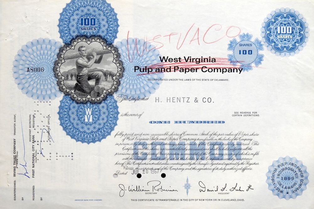West Virginia Pulp and Paper Company 1967 Kaufen auf Ricardo