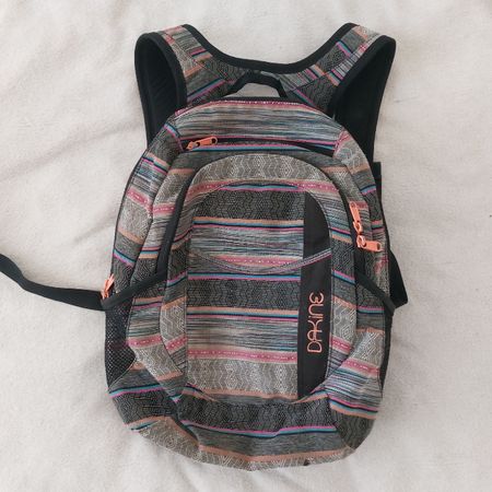 Sac à dos Dakine motif rayures multicolore bon état 