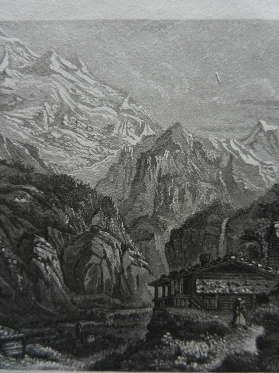 Incisioni: Vue de la Jungfrau – Usato da Risch venduto da Rischli15 7