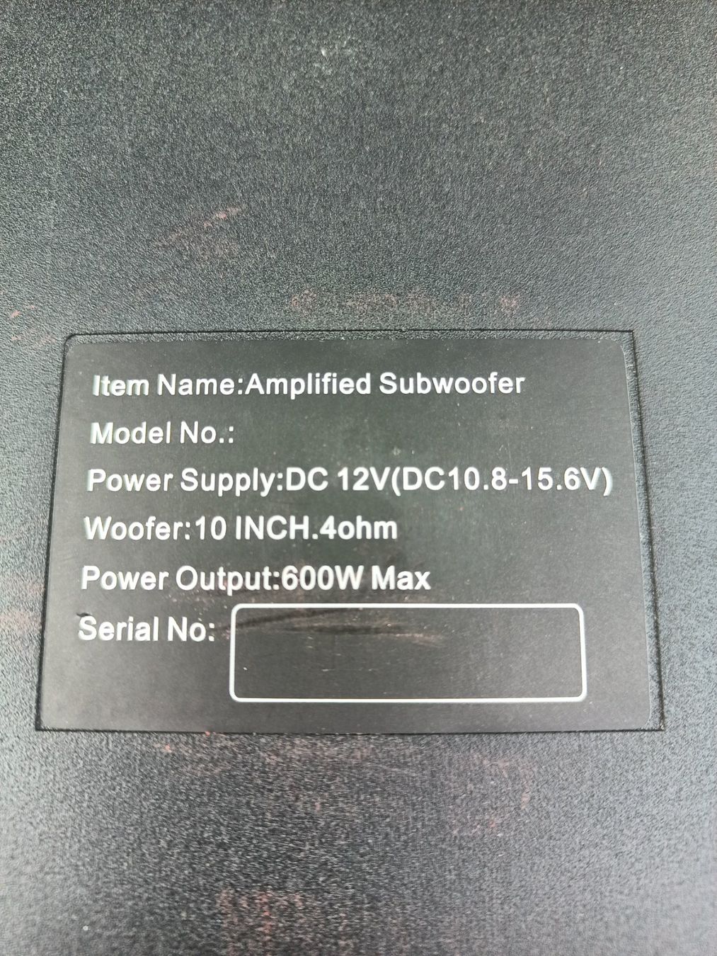 Casse acustiche: Active Subwoofer 600w – Nuovo e nell'imballaggio originale da Gudo venduto da dispo3 5