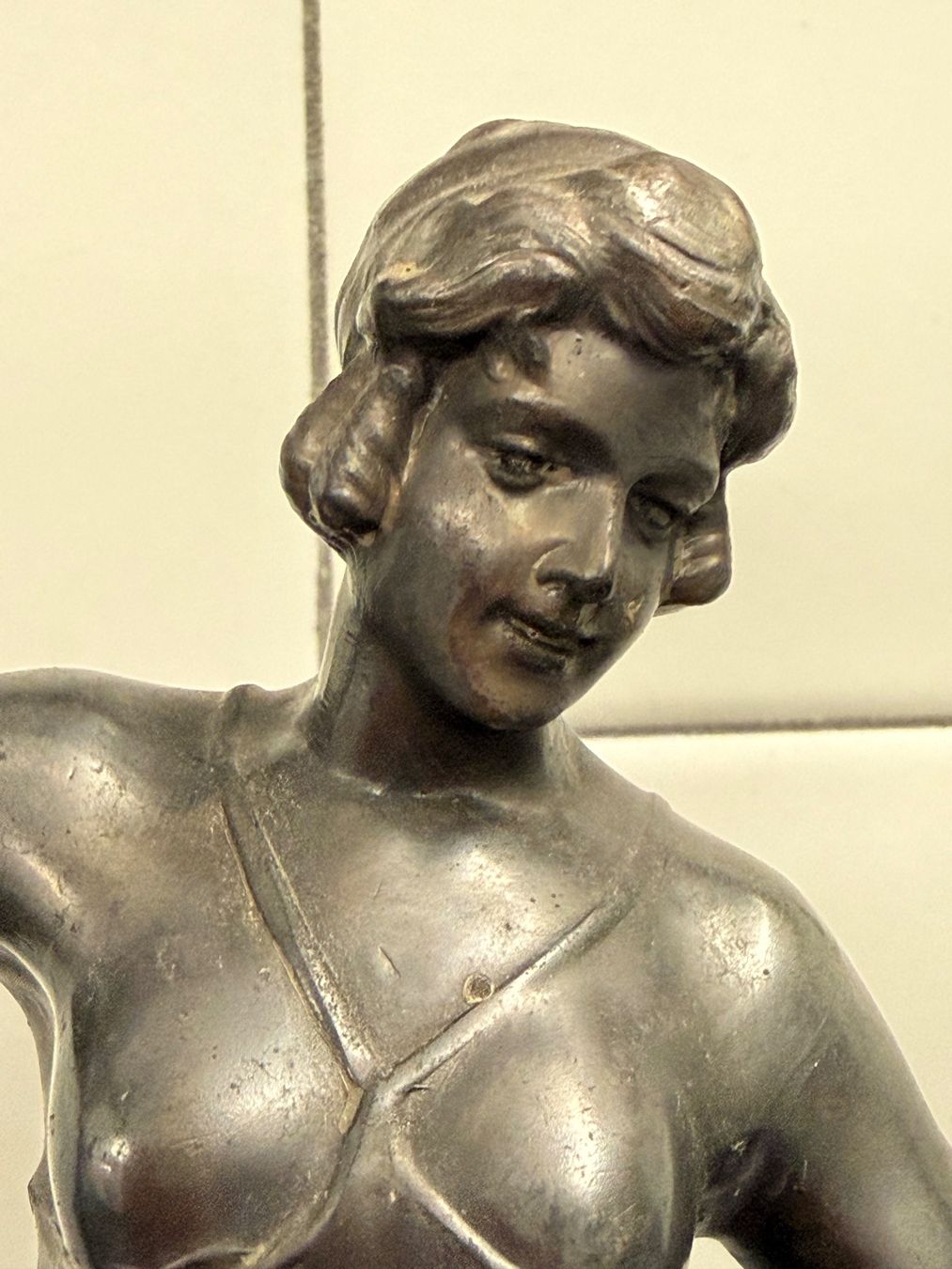 Figuren: Antike Bronze Figuren, Marmorsockel, ca. 1920 – Gebraucht aus Zürich von leo0105 4